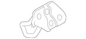 51-24-7-416-448 Bmw Genuine Lift-gate Lock Striker Plate