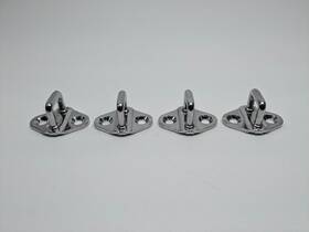 51218196035 Bmw 1999 - 2004 Oem 325i Front And Rear Door Lock Latch Striker Plate Set