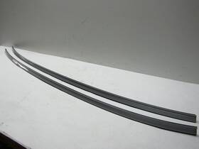 7070196 Bmw 7070195 2006 525i E60 - Roof Rail Molding Trim Titanium Silver /