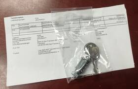 82720303536 Bmw Pn Lock Cylinder With 2 Key Oop Nos