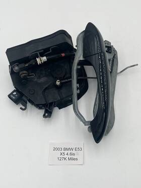 8402540 Bmw 00-06 E53 X5 Front Passenger Right Door Lock Actuator Handle Black 475