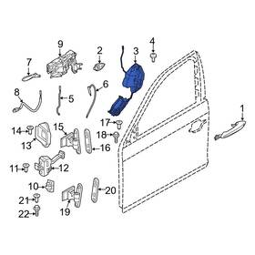 51215a36e17 Bmw Oe For 550i Xdrive 2011-2016 Front Left Door Latch Assembly