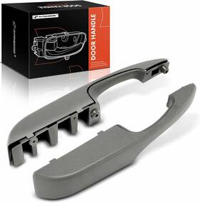 Apdhi031 Branded Interior Door Pull Handles Pair Complete Armrest Compatible Gray