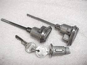 85369 Briggs & Stratton Restored Door And Ignition Teardrop Locks With Keys Cadillac La Salle 1939- 1949