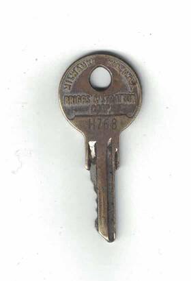 H-768 Briggs & Stratton Briggs/stratton Harley Davidson Panhead Knuckle Head Key-#h768 Basco Free Ship