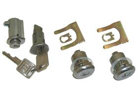 Jdlgb00 Brothers Trucks Lock Set - Door Ignition Glove Box Square Keys
