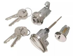 Jdlgb59 Brothers Trucks Lock Set - Door Ignition And Glove Box