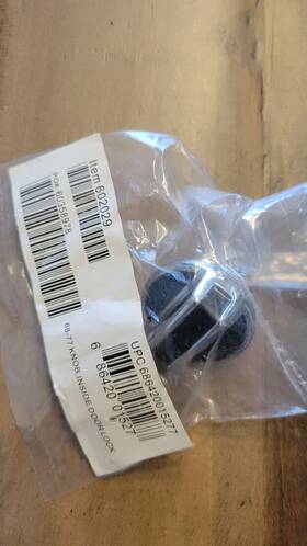 Ca 196731085536 Corvette C3 Door Lock Knob Inside - Reproduction 1968-1977 America