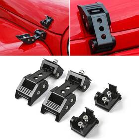 Jecar20181041 Cherocar Hood Latch Locking Catch Buckle Fit Jeep Wrangler Jk Jl Unlimited 07 Accessorie
