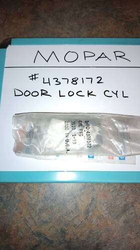 4378172 Chrysler/mopar Nos Door-lock Cylinder