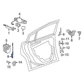 68359614ac Chrysler Oe For 300 2011-2023 Front Door Latch Cable