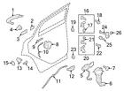 Cj5z5822153b Ford Oem Door Latch Cable