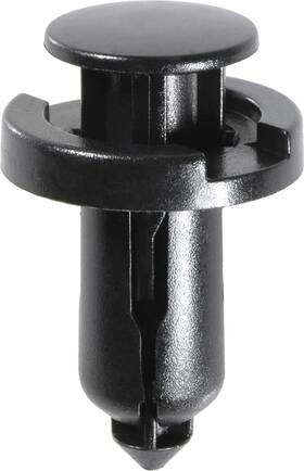 2946441 Clipsandfasteners 15 Push-type Front And Rear Bumper Retainer Clips Compatible One Size Black