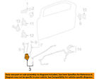 20818702 Cobalt Gm Door-door Chevrolet Oem Lock Kit 05-10 Front