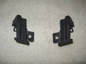 3956075 Corvette Rubber Co 3956075/6 1969l Thru 1975 Conv. Rear Lock Pillar With Strip Corners Pr
