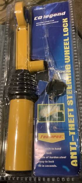 Cq-6050-a Cq Ledend Handbrake Gearshift Lock With 2 Keys New Open Package Cq-6050-a Cq Ledend Handbrake Gearshift Lock With 2 Keys New Open Package