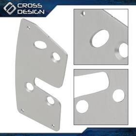 Ht-02etd3921asl Crossdesign Jeep Grand Cherokee Fit For 93-98 Driver Door Latch Repair Reinforcement Plate