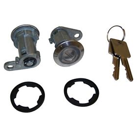8122874k2 Crown Automotive Metal Unpainted Door Cylinder Kit