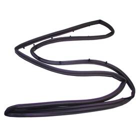 Mlx-cas55176222-cl360a50 Crown Automotive For Jeep Wrangler 1990-1995 Door Weatherstrip Passenger Side Front Black Rubber