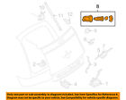 5114569aa Cruiser Liftgate-lock Chrysler Cylinder 05-10 Pt Oem