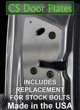 Zjv2l Cs Door Plates Jeep Grand Cherokee Zj 93-98 Driver Latch Repair And Reinforcement Plate