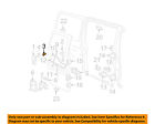 20823440 Cylinder Gm Door-lock Front Oem