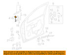 88954045 Cylinder Gm Door-lock Front Oem