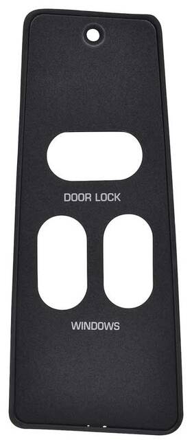 96l439 Daniel Carpenter Mustang 1987-93 Ford Coupe/hatchback Window And Door Lock Switch Bezel Lh