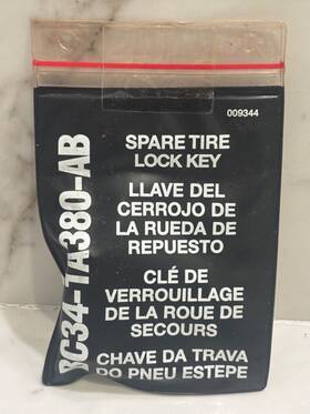 Deadbolt 661588060277 Spare Tire Lock W Key Code Card Nip Free Shipping