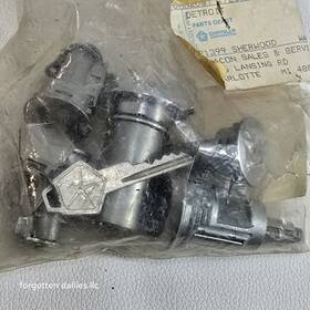 4246924 Dodge Shelby Chrysler Plymouth Lock Cylinders Key Nos New Old Stock