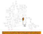 6932052330 Door-door Toyota Kit Lock 07-11 Oem Yaris Front