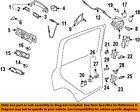 5n0839167bgru Door-handle Hardware-rear Volkswagen Oem Bezel Lock Vw