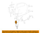 22784625 Door-lock Actuator Front Gm Chevrolet 2012 Oem Impala