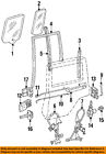 55075878 Door-lock Cherokee 91-96 Hardware-rear Chrysler Jeep Oem