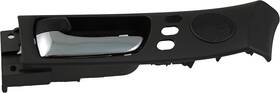 79828 Dorman Front Driver Side Interior Door Chrome Lever Black Housing