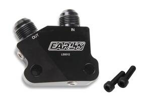 Ls0012erl Earls Ls Side Mount Oil Cooler Adapter