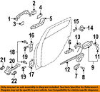 814202h010 Elantra Lock Assembly Hardware-rear Hyundai Door-lock Oem 07-10