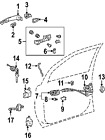 68620ae011 Factory Door Check Toyota Original Genuine Oem