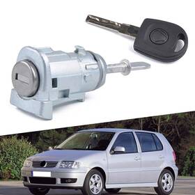 Flashbuyeasyusa 550745618157 Door Lock Cylinder Kit Front Driver Side For Volkswagen Golf Jetta 1997-2006 Car