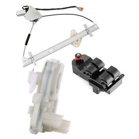 Fl82952at583s Flatroad Door Lock Actuators With Window Master Switch For 2002-2005 2006 Honda Cr-v 2.4l