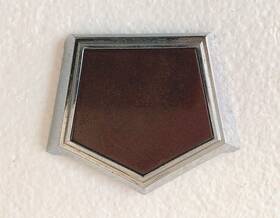C5sb-634 Fomoco 1960s Ford Thunderbird Trunk Lock Cover Metal 5-sided #c5sb-634 Vg Used