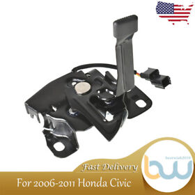 74120snaa21 For 2006-11 Honda Civic Hood Latch Lock Coupe Sedan Ho1234121/74120snaa21