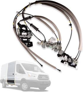 Ford 717205973304 Right Side Sliding Door Lock Actuator Latch Cable Compatible For 2015-2020