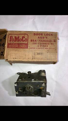 B5a-7326412-b Ford Nos 1955 Door Latch Assembly 55 Mercury