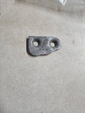B6c-8122015-a Ford 1956 F-100 Pickup Truck Nos Left Door Lock Striker Auxiliary Plate Oem F100