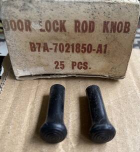 B7a-7021850-a Ford 1957 1958 Car Interior Door Lock Unlock Knobs Nos 225