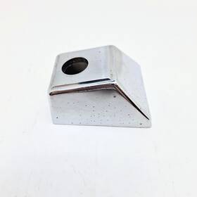C6gb-14b693-a Ford 1966-67 Comet Cyclone Chrome Door Lock Cover Key Hole Cap Lh/rh Fomoco