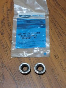 D0dz-6221999-a Ford Nos Pair Door Latch Knob Grommet 73-77 Galaxie Mustang