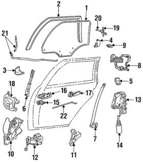 F2dz-5426460-a Ford Genuine Lock Knob