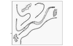 Lk4z-61264a00-r Ford Genuine Latch Assembly